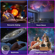 Proyector 4K HD Earth con temas espaciales y audio inalámbrico para uso doméstico