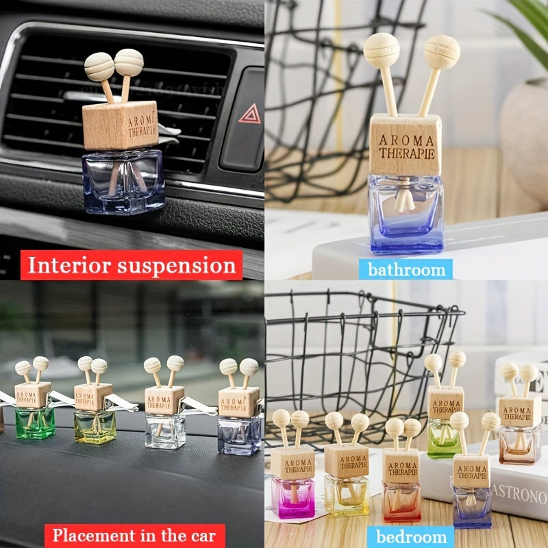 Women Car Air Outlet Perfume Bottle Clips Interior Accessories 2pcs