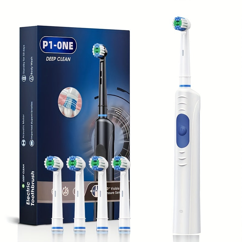 Rechargeable Electric Toothbrush for Adults and Couples Deep Cleaning Lithium Battery