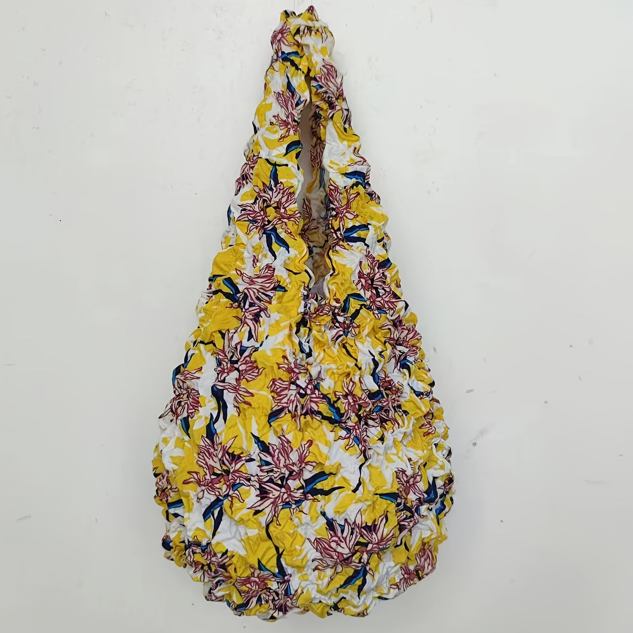 Gul naqshli qayta ishlatiladigan oziq-ovqat to'plami, cho'ziladigan sumka, xarid qilish uchun yelka sumkasi, qisqaradigan saqlash sumkasi, ayollar uchun mukammal sovg'a, xarid qilish va sayohat uchun ideal, ajoyib oshxona tashkilotchisi va aksessuar.