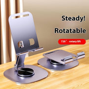 Круглосуточная металлическая подставка для телефона с вращением на 360 градусов и высокой грузоподъемностью для смартфонов и планшетов