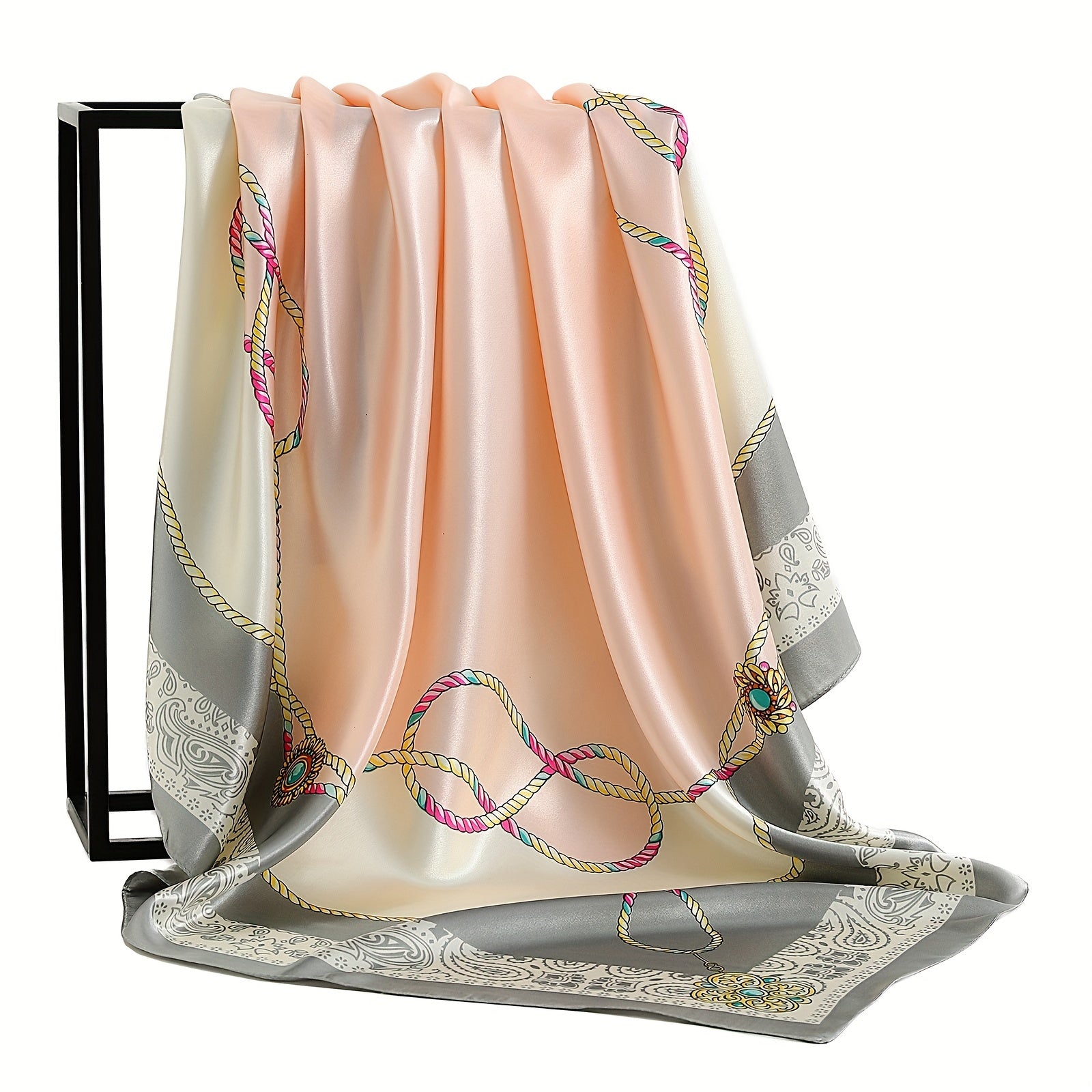 90x90cm Outdoor Square Bandanna Polyester Windproof Sun Protection Scarf