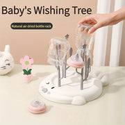 Seal-Shaped Bottle Drying Rack Ocean Animal Design PP Kitchen Organizer for Ages 14+