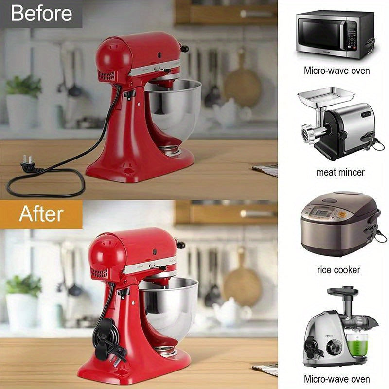 4 dona simni tartibga solish kliplari oshxona texnikasi kabellarini boshqarish uchun stikerlar