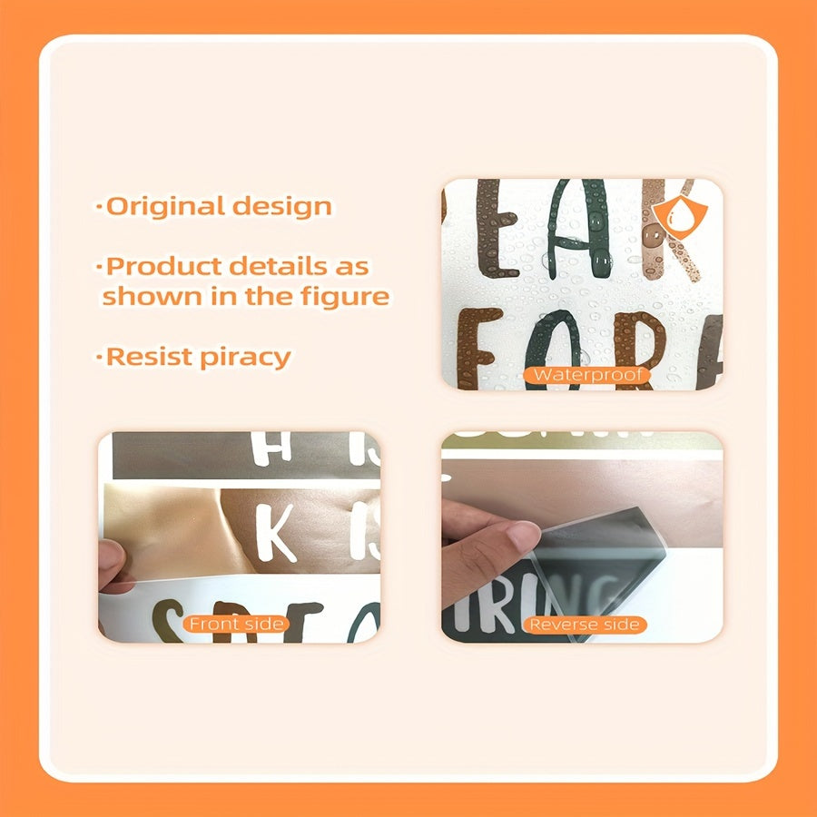 Ikki tomonlama o'z-o'zidan yopishqoq deraza stiker, rangli chiroqlar, Rojdestvo daraxti va qor to'pi bezaklari, ko'rinadigan bosma.