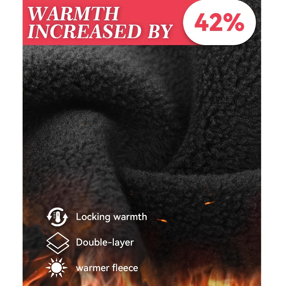 Stretchable Polyester Ear Warmer Headband for Women Windproof Ear Flaps 2-Pack