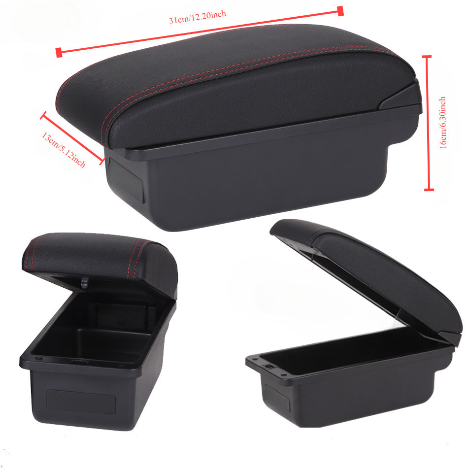 Car Interior Center Console Armrest Box with Storage Durable ABS