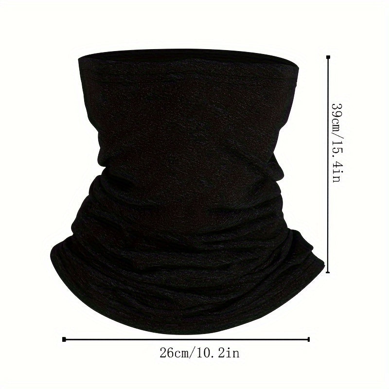 Unisex Fleece Winter Neck Gaiter for Skiing Cycling Camping Warm Windproof Mask