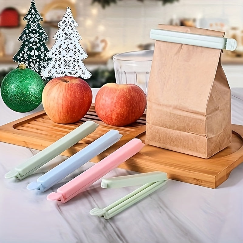 Food Sealing Clips 6.3 Inch 5-Pack Reusable Snack Clips in Random Colors