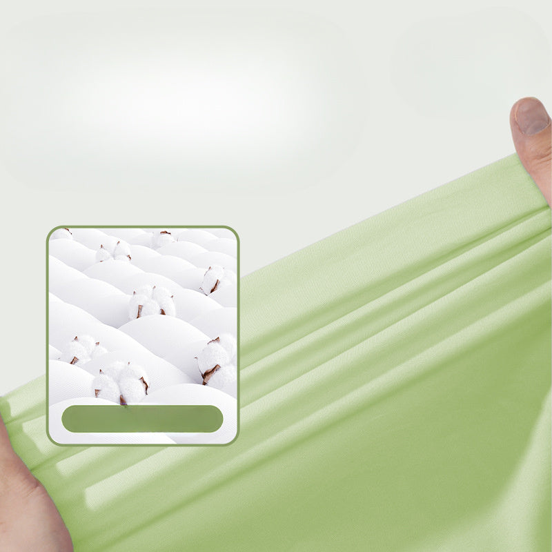 Set of 4 White Disposable Pillowcases for Travel Hotel and Train Use