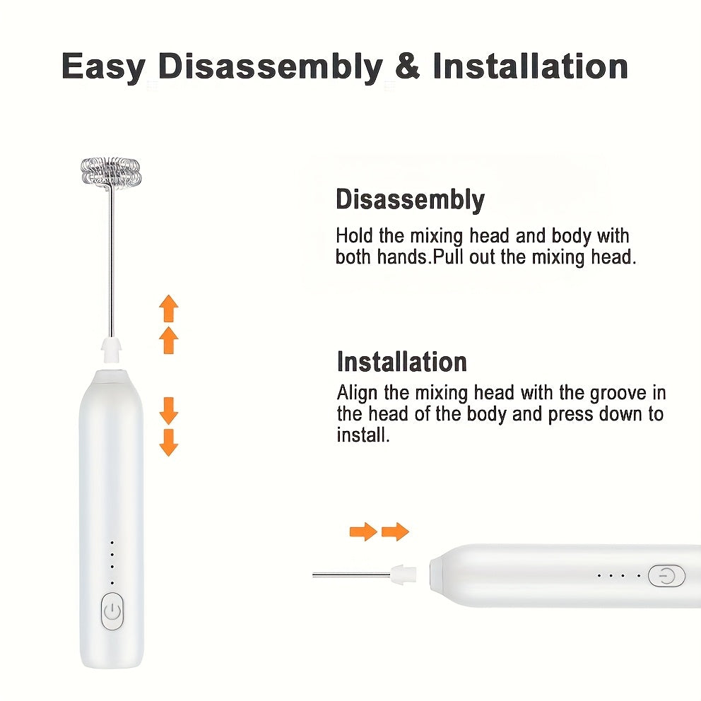 Creador de espuma eléctrica portátil recargable USB 28000 RPM plástico