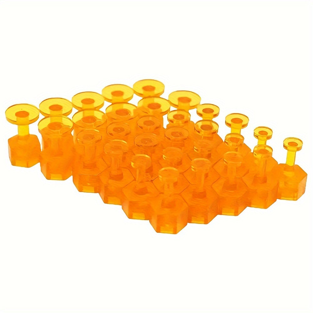 10 Pcs Auto PDR Glue Tabs Dent Removal Tools Orange Repair Kit