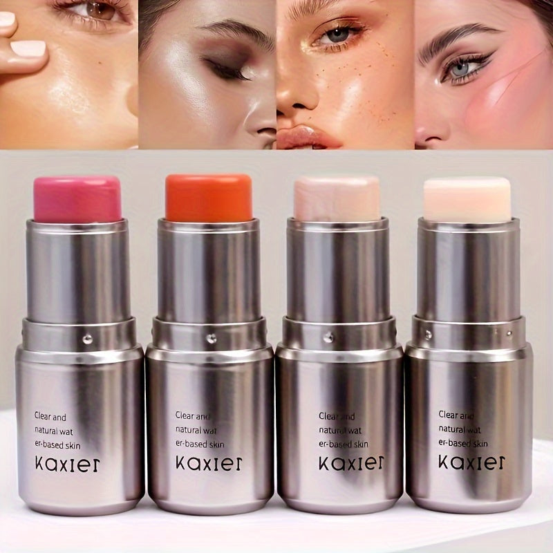 Water Resistant Gel Highlighter Stick Natural Radiance Medium Coverage Blush for All Skin Tones