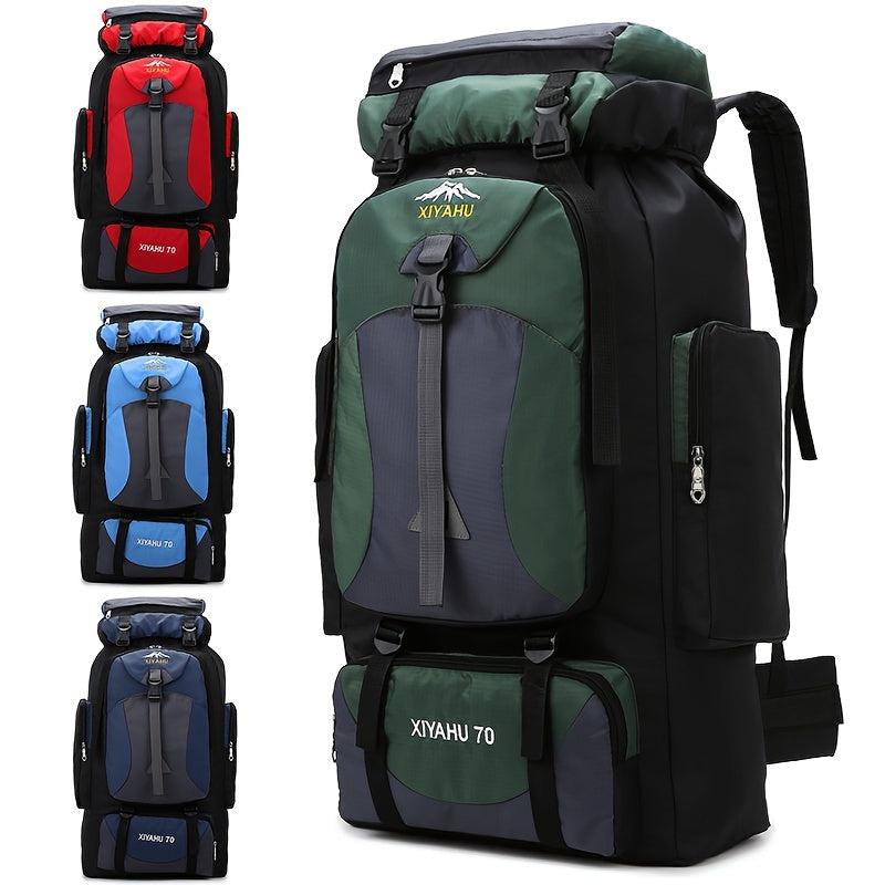 Lightweight Nylon Travel Backpack for Camping Hiking with Adjustable Straps