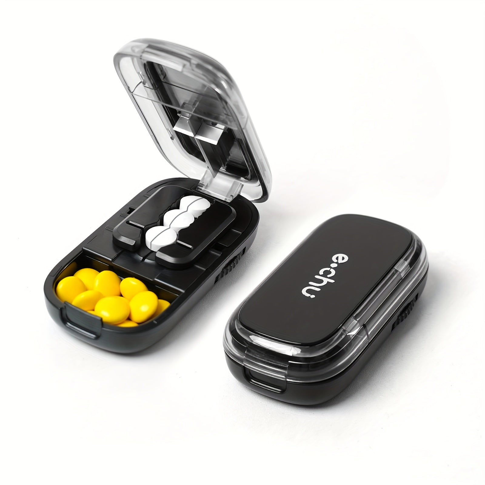 Pill Cutter for Small Micro Pills Adjustable with Centering Device Portable