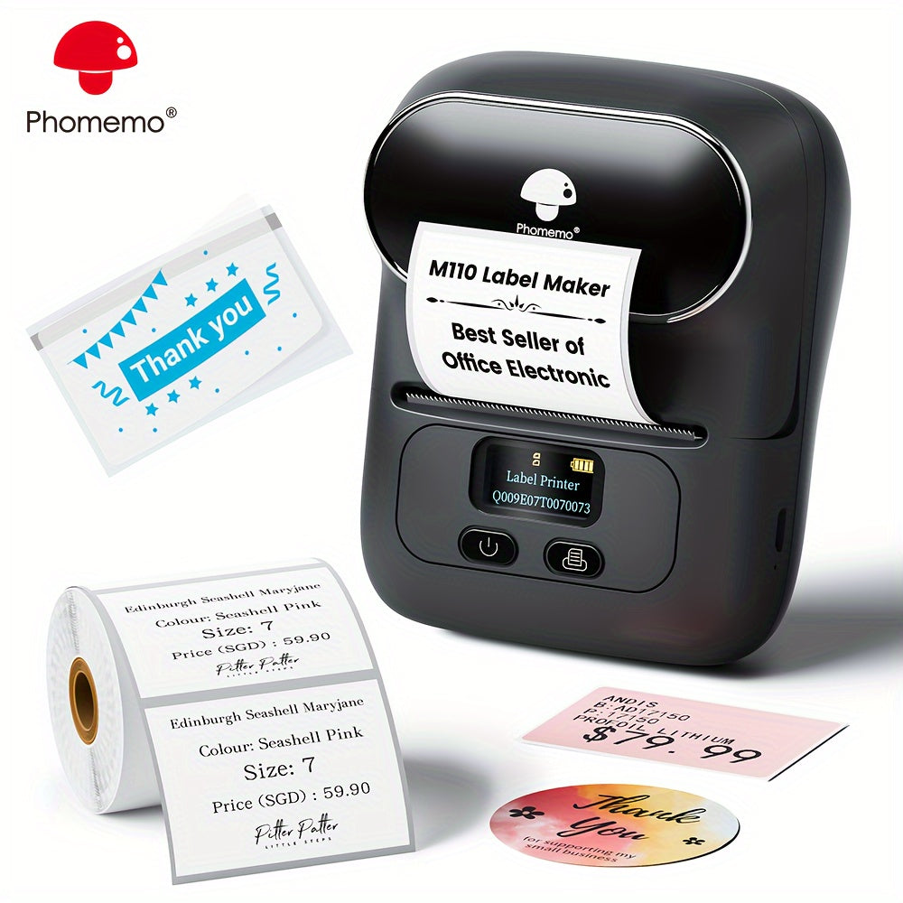Wireless Thermal Label Printer for Business Office Use 40x30mm Labels