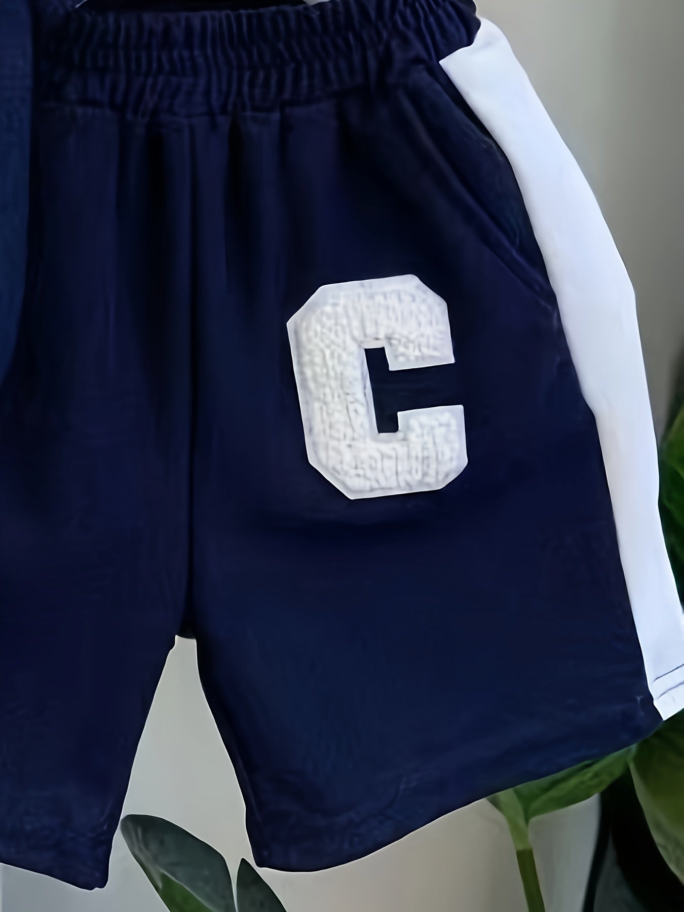 Kids Boys 2-Piece Outfit Set Short Sleeve Letter Print Shirt and Shorts Summer Casual