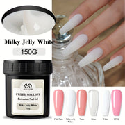 UV/LED Soak Off Nail Gel Nude Pink for Nail Extensions and Art
