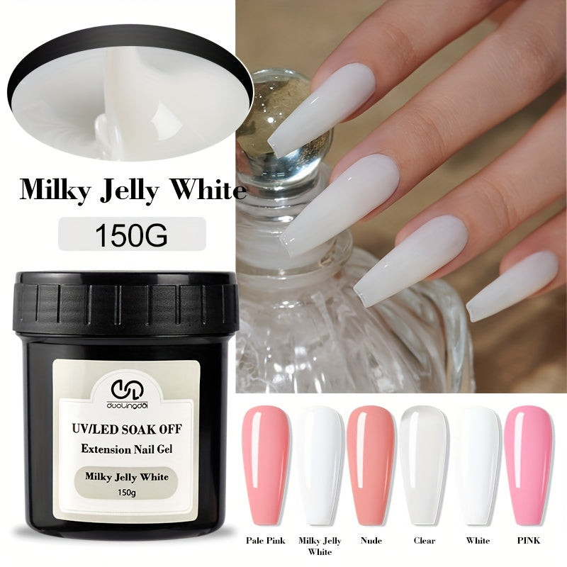 UV/LED Soak Off Nail Gel Nude Pink for Nail Extensions and Art