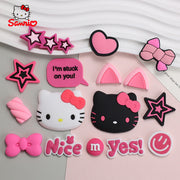 Unisex Soft Plastic Accessories DIY Patches Phone Case Hair Clips Water Bottle Decorations