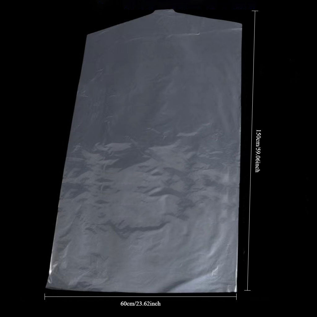 Clear Dustproof Garment Covers for Suits and Dresses Water-Resistant Storage Bags