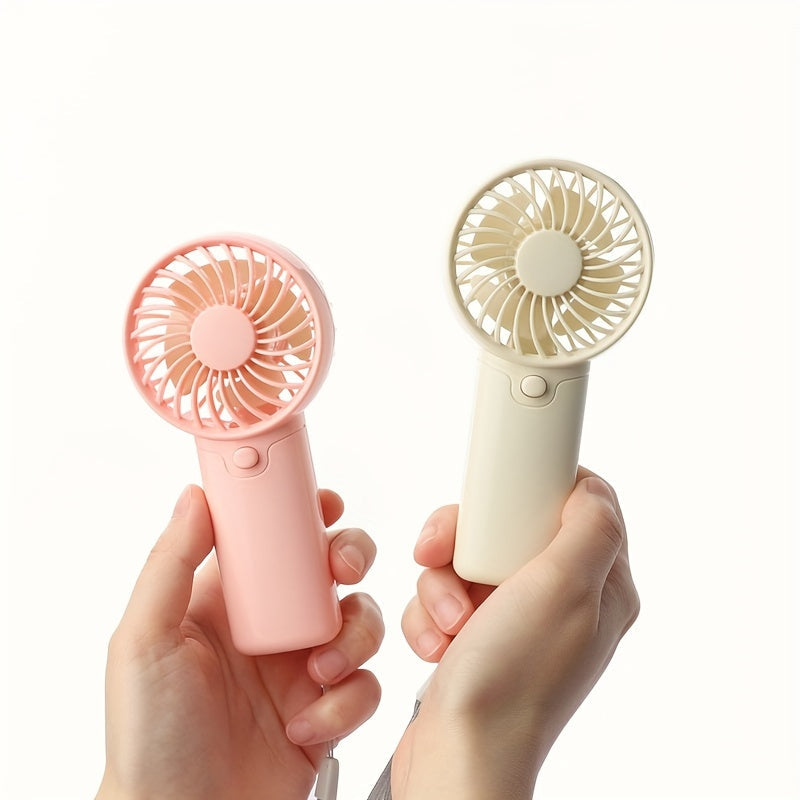 Portable Handheld Fan Battery-Operated Lightweight for Office Travel Outdoor