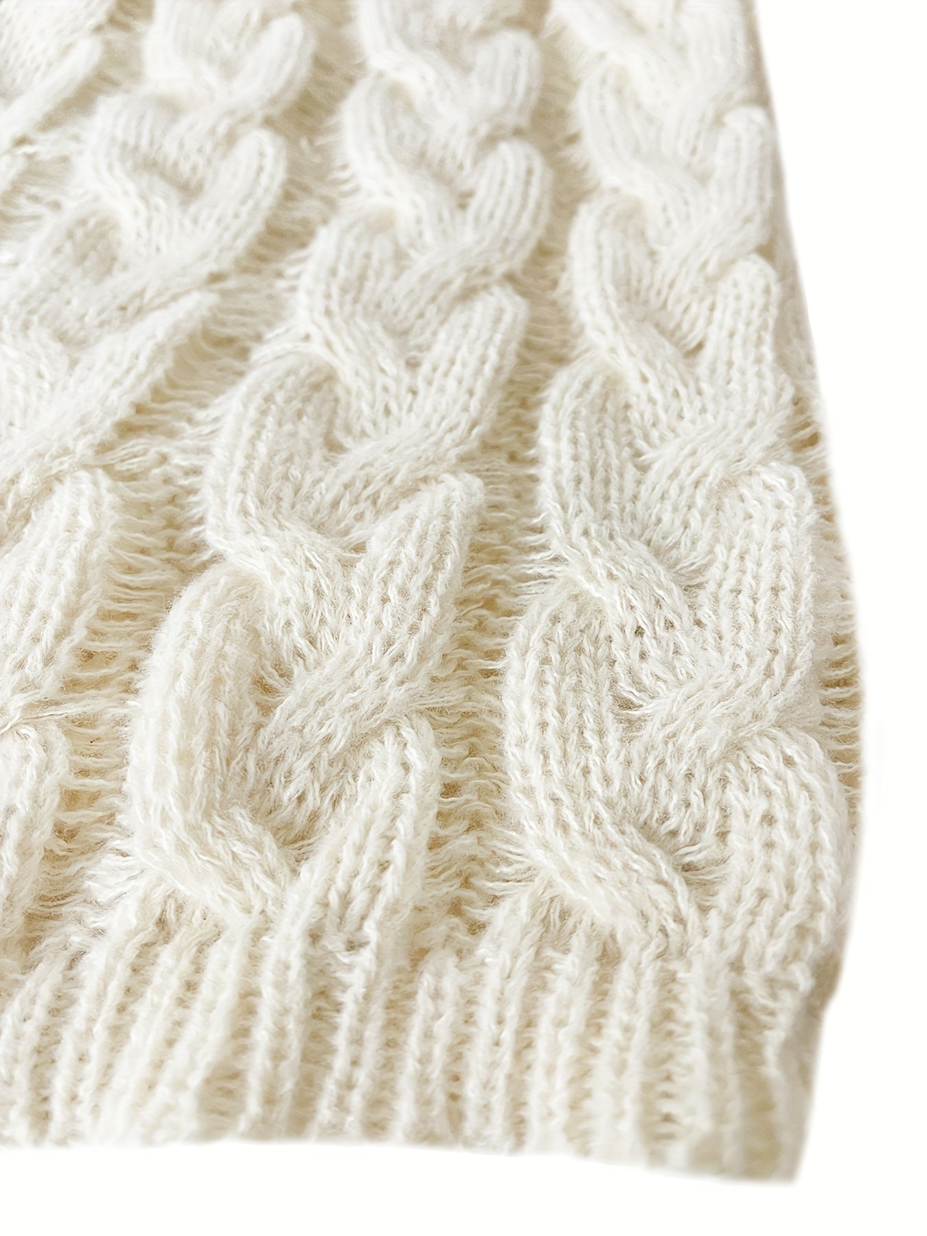 Женский вязаный свитер с капюшоном больших размеров, с длинными рукавами, V-образным вырезом, пуловер