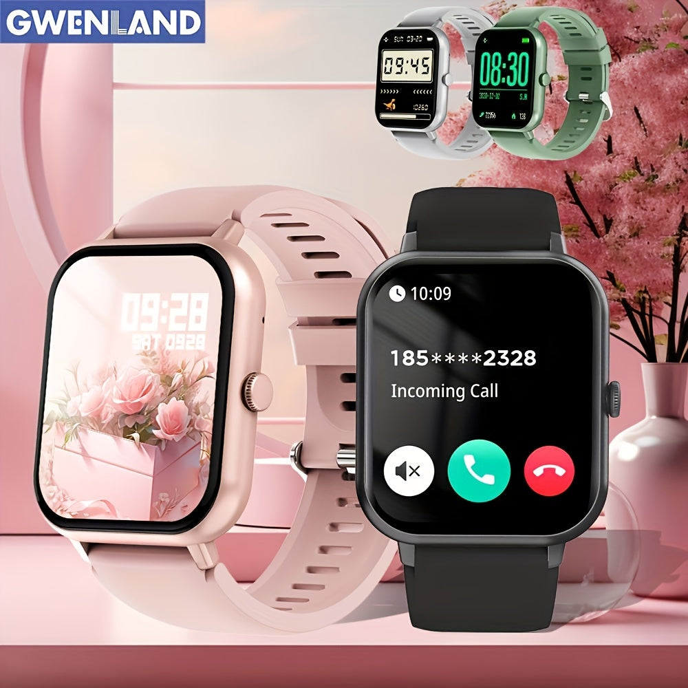 Qulaylik bilan simsiz qo'ng'iroq qilish imkoniyatiga ega aqlli soat 1.83 dyuymli HD ekran bilan suv o'tkazmaydigan fitness tracker, 123 sport rejimi bilan