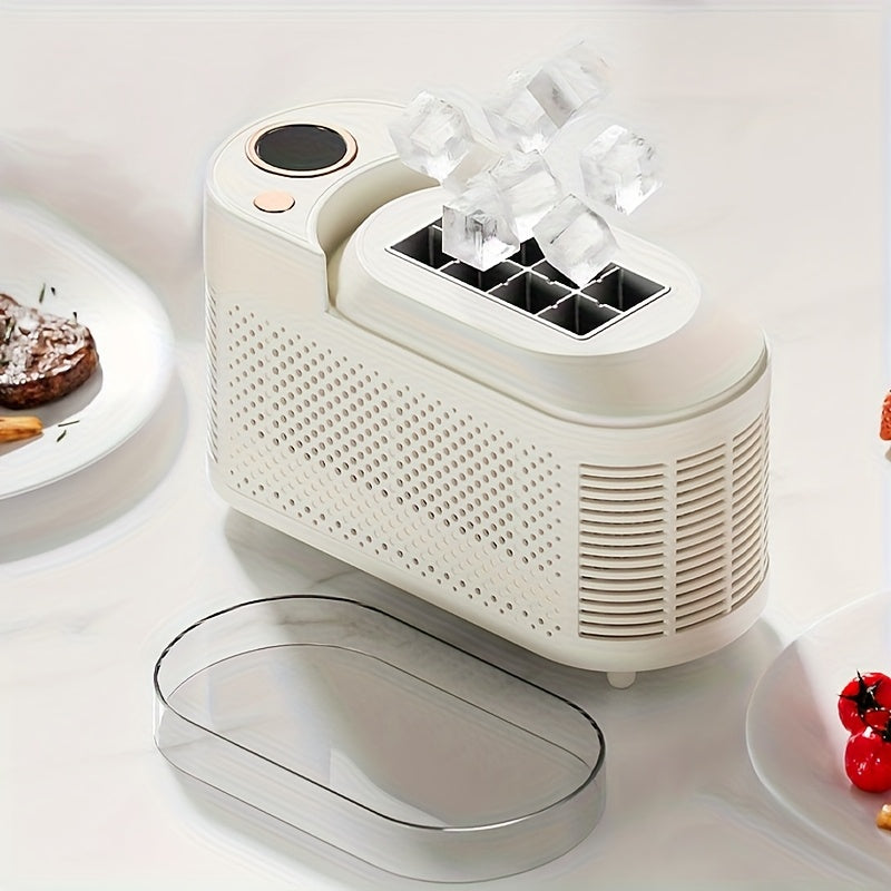 Mini Ice Maker Countertop Portable Travel Ice Cube Machine Fast Ice Making