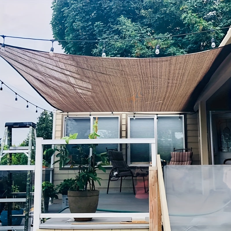 PVC Outdoor Sunshade Sail 80 UV Protection Privacy for Balcony Patio Garden