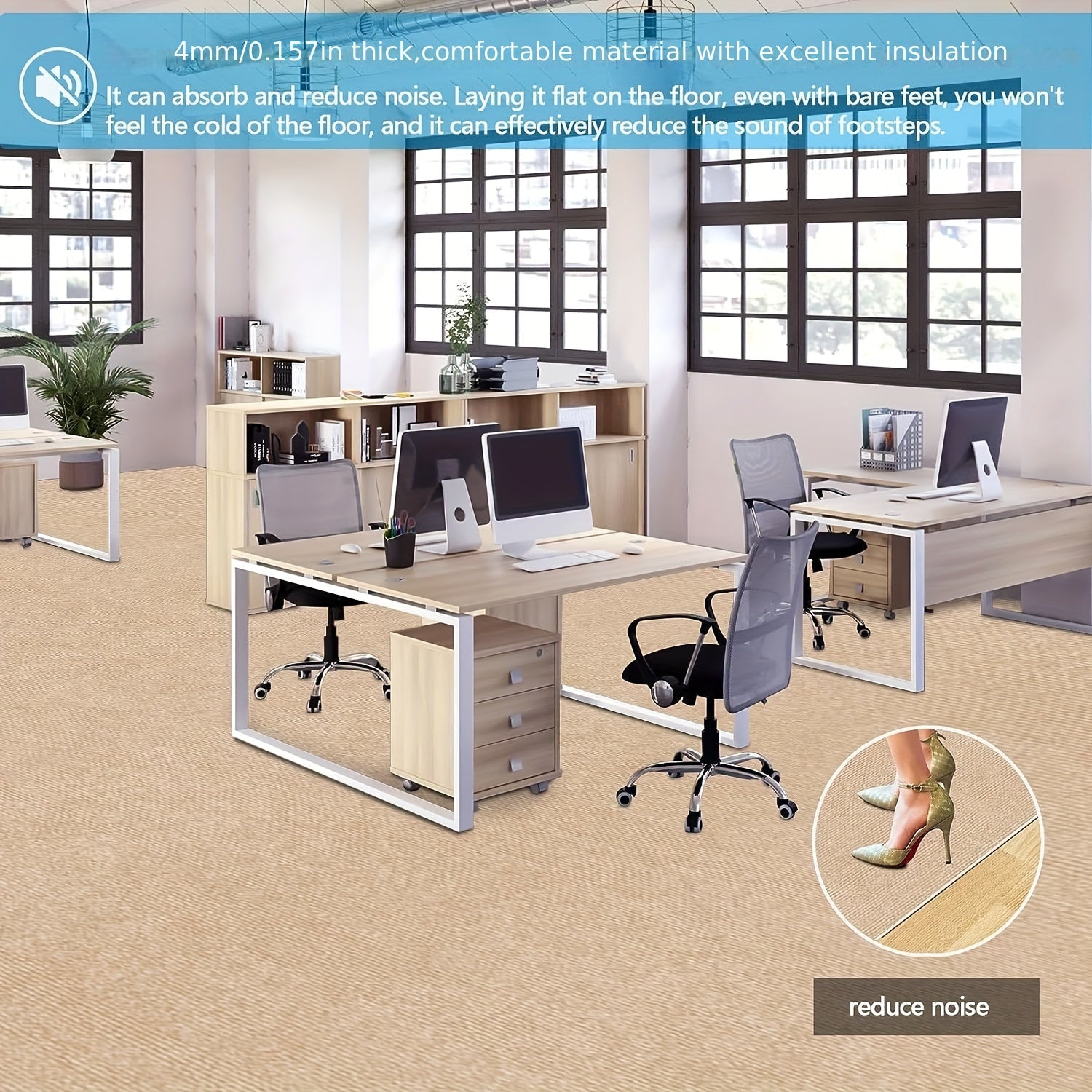 Long Runner Rug 59.94cm x 5.99m Non-Slip Washable Indoor Carpet