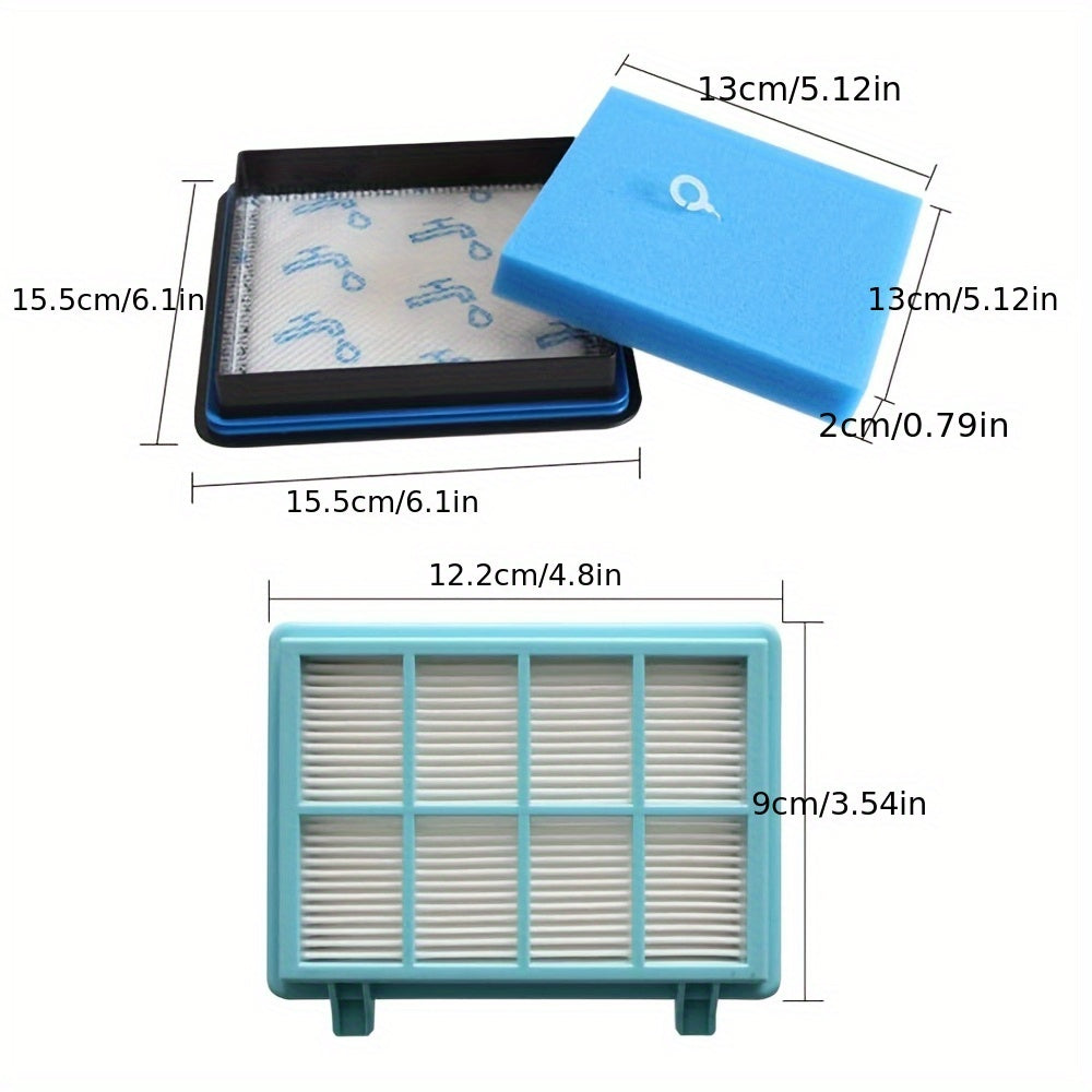 Filtro de aspiradora lavable compatible con Philips FC9331 FC9332 FC8010 filtro de polvo reutilizable de alta eficiencia