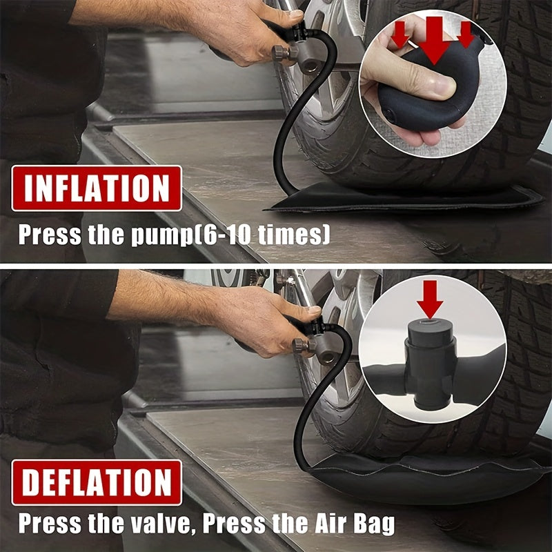 Auto Repair Tool Set Black Plastic Air Wedge for Door Opening and Window Installation