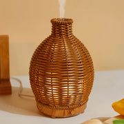 Rattan Aromatherapy Humidifier Wooden Grain Diffuser USB Powered for Home
