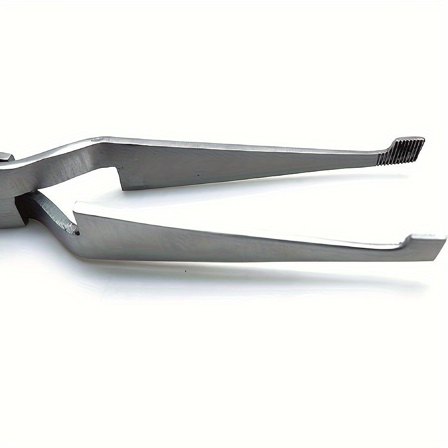 Stainless Steel Tweezers for Bonding Sawtooth Brackets