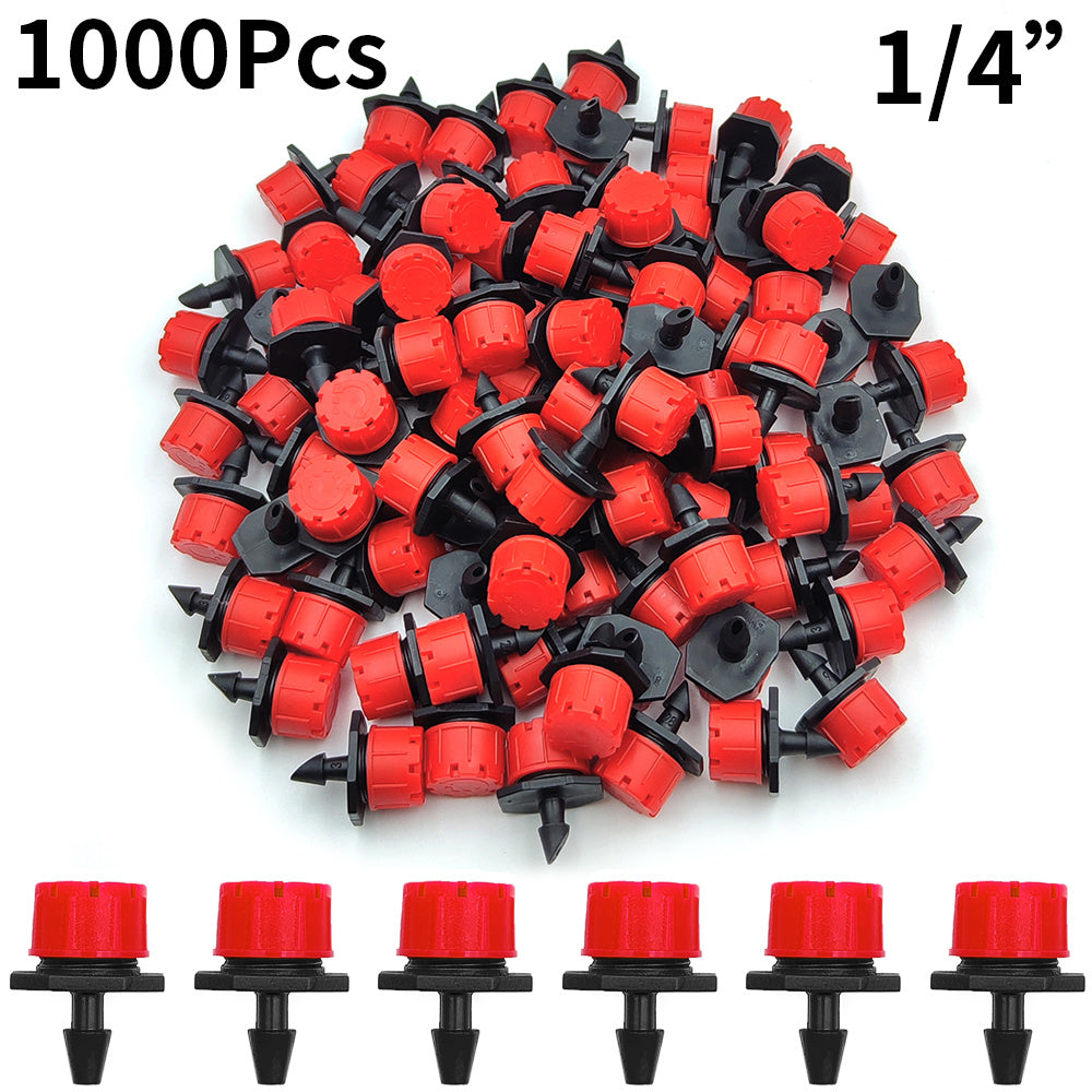 Клапан для полива сада, регулируемый капельник, микроподвод воды для балкона, двора, теплицы, 50/500/1000 шт.