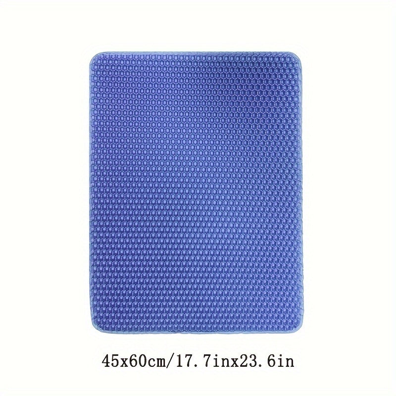 Double Layer EVA Cat Litter Mat Non-Slip Waterproof Large