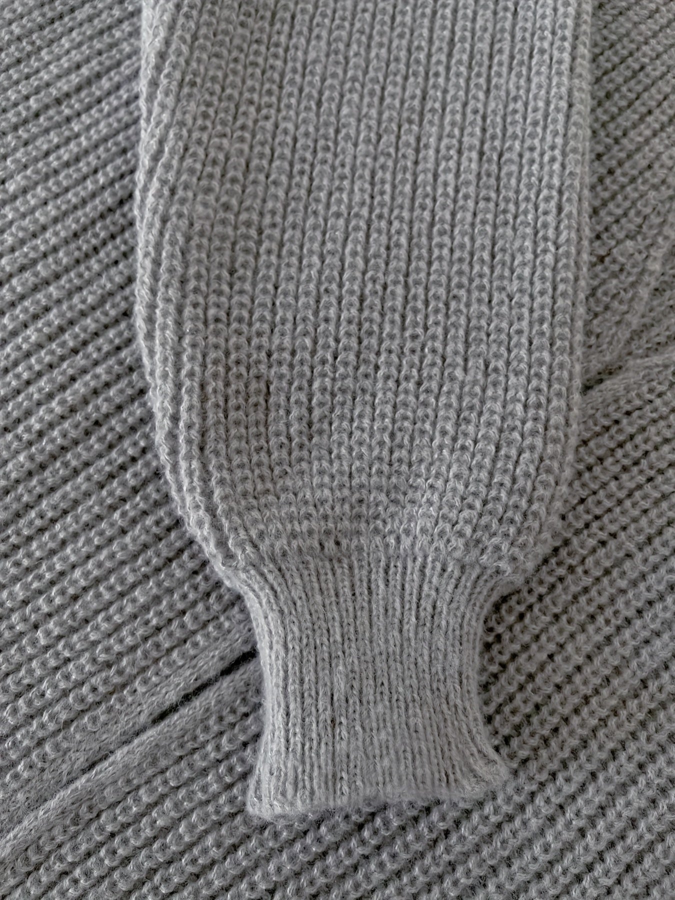 Cárdigan de talla grande para mujer con abertura frontal, ajuste holgado, manga larga, gris, para otoño y capas