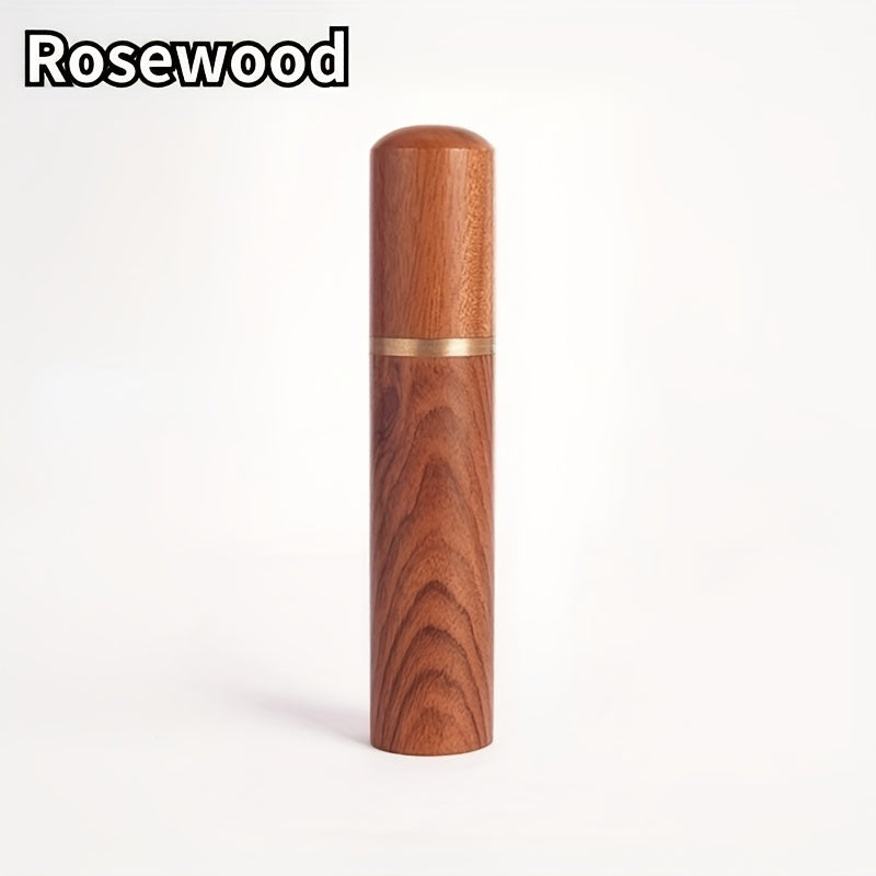 Stainless Steel Coffee Tamper with Wooden Handle Espresso Distributor