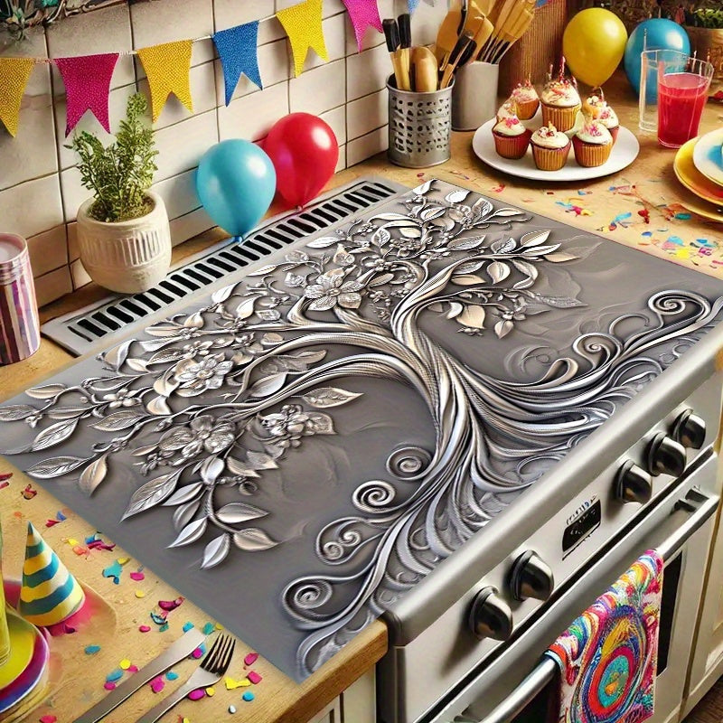 Durable Floral Design Washing Machine Refrigerator Oven Cover Multi-Purpose Household Pad