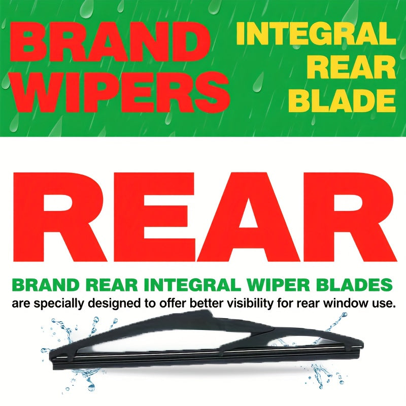 Rear Beam Wiper Blade 30.48cm Durable High-Speed Stable Fits for Multiple Car Models