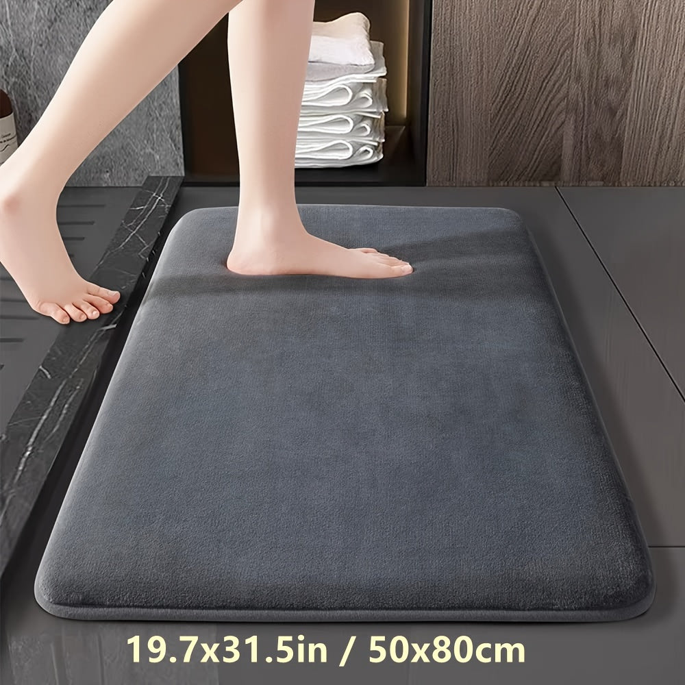 Alfombra absorbente antideslizante para baño, entrada de cocina, suave y cómoda, grande