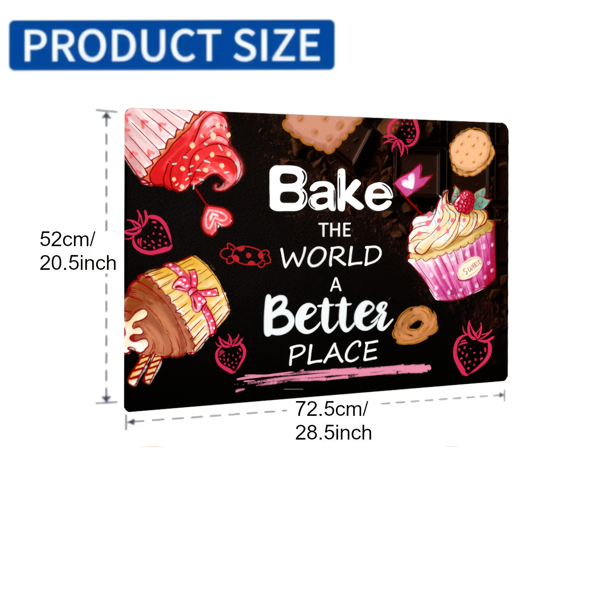 Countertop Protector Sink Draining Mat Non-Slip Diatom Mud Rubber 28.5x20.5 Inches