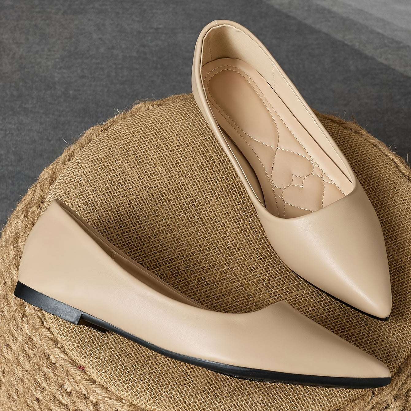 Women's Flat Shoes Casual Slip-On Loafers White Comfortable Flats