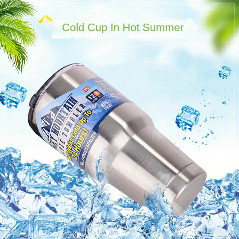 Termo de viaje de acero inoxidable 30oz con tapa a prueba de fugas para café y té