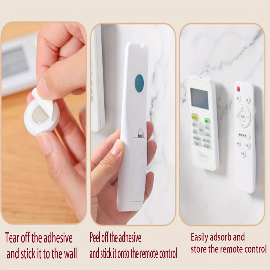 Magnetic Wall Hooks for Remote Control Storage Adhesive No-Drill Easy Install