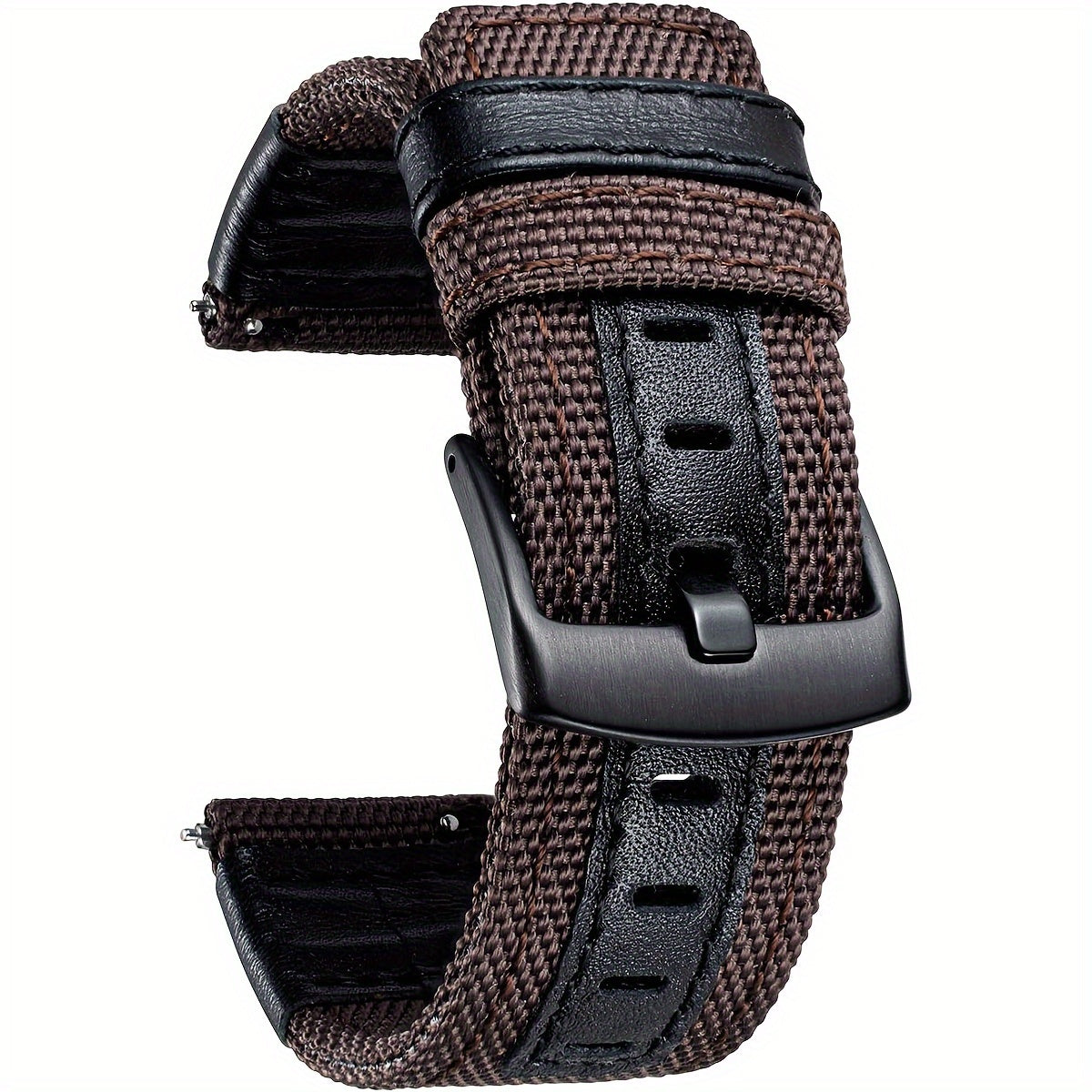 Nylon Quick Release Watch Band Canvas Fabric Strap Stainless Steel Buckle 20/22mm