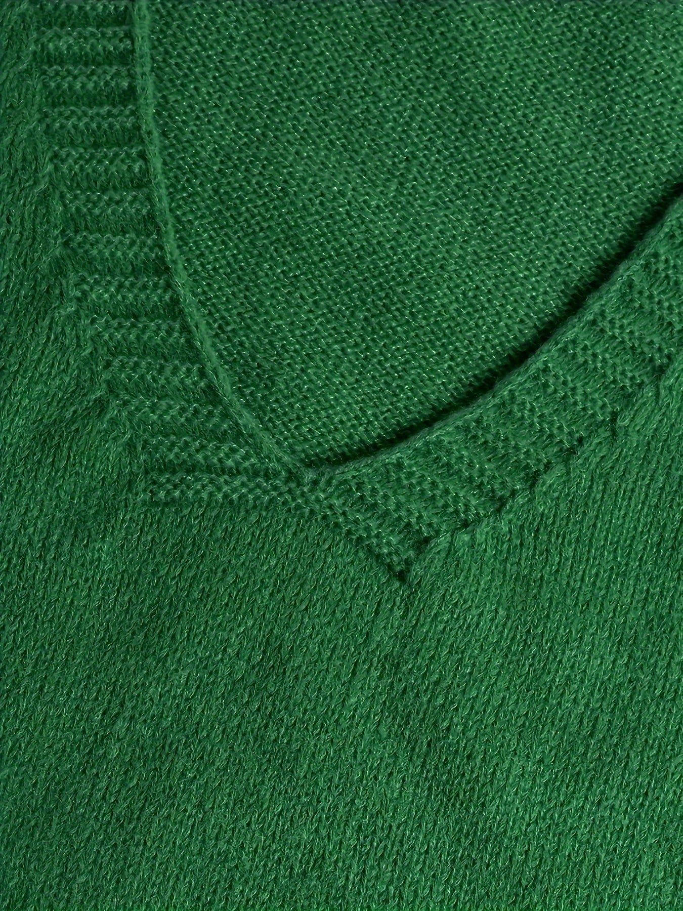 Plus Size Knitted Sweater Vest V-Neck Sleeveless Top Fall Winter Women