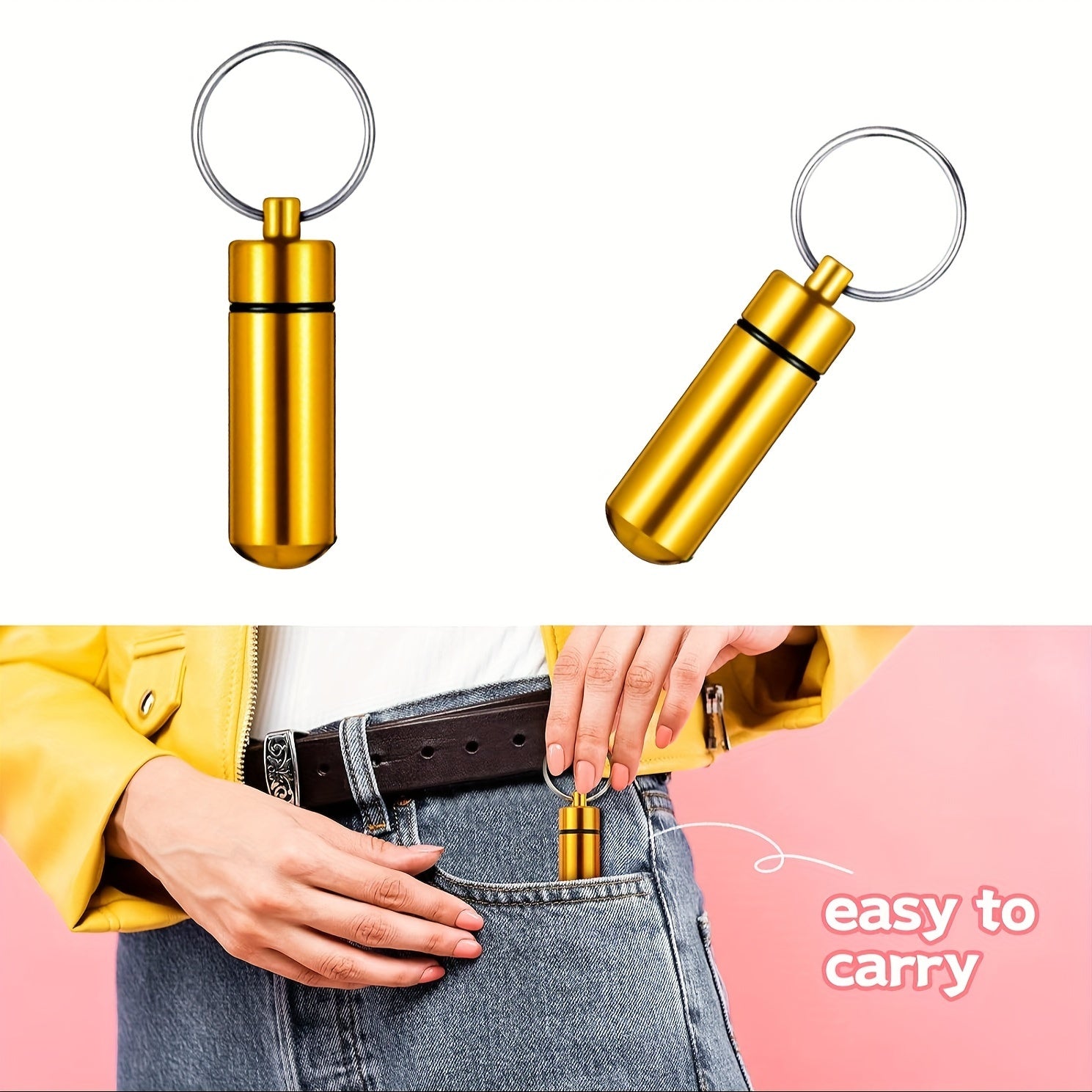 Travel Waterproof Aluminum Medicine Box With 7 Compartments Mini First Aid Kit