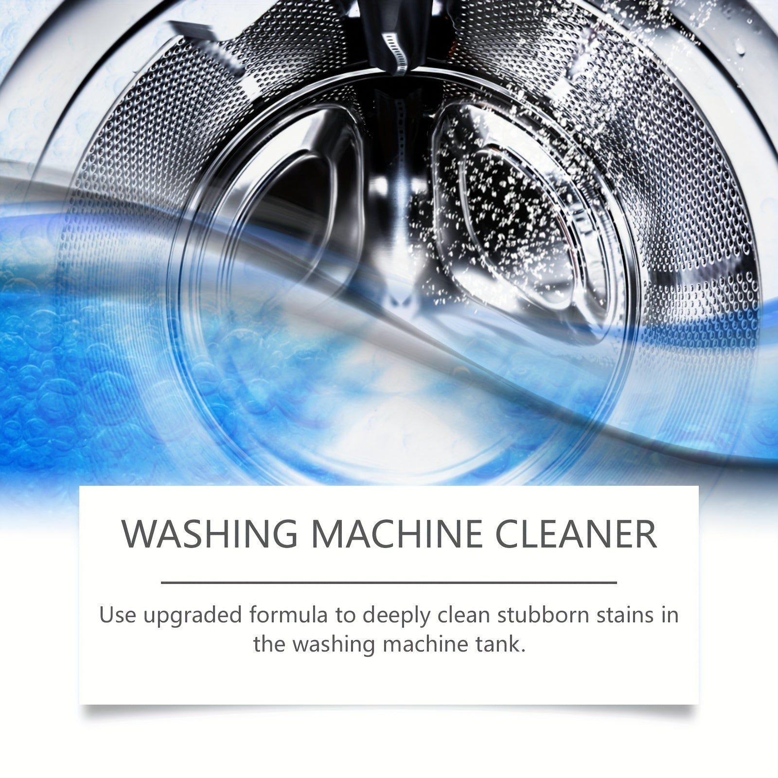 Stain Remover and Cleaning Powder for Washing Machines, Residue-Free, Odor Elimination
